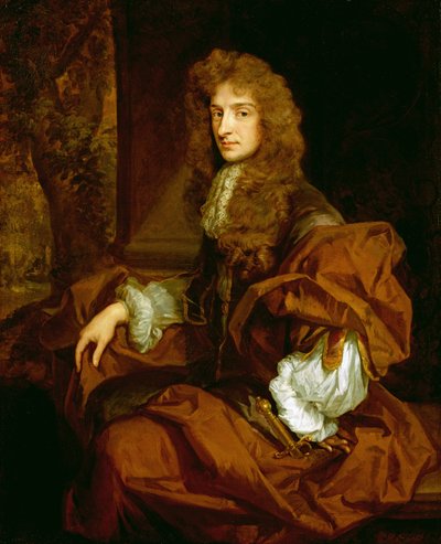 Porträt von Sir Charles Sedley (1639-1701) 1687 von Godfrey Kneller